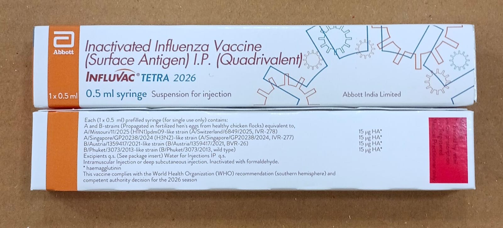 INFLUVAC TETRA 0.5ML INJ