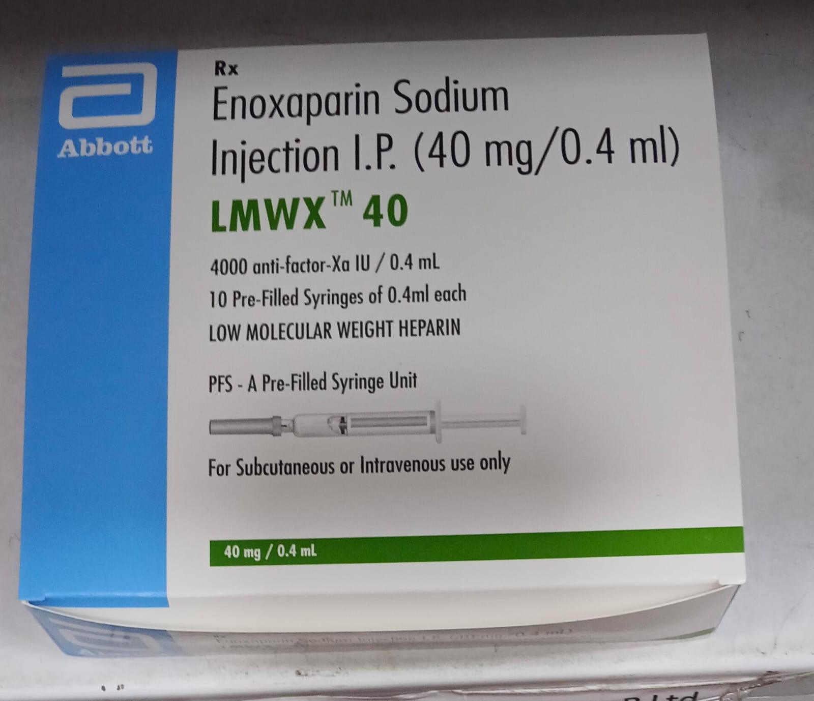 LMWX 40MG/0.4ML PFS