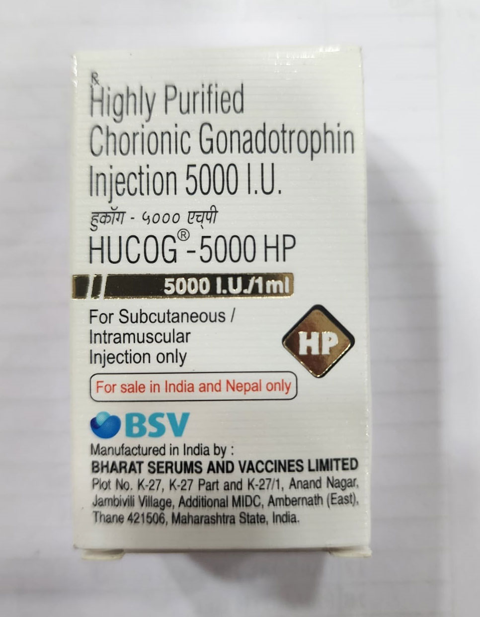 HUCOG HP 5000 IU -LIQ