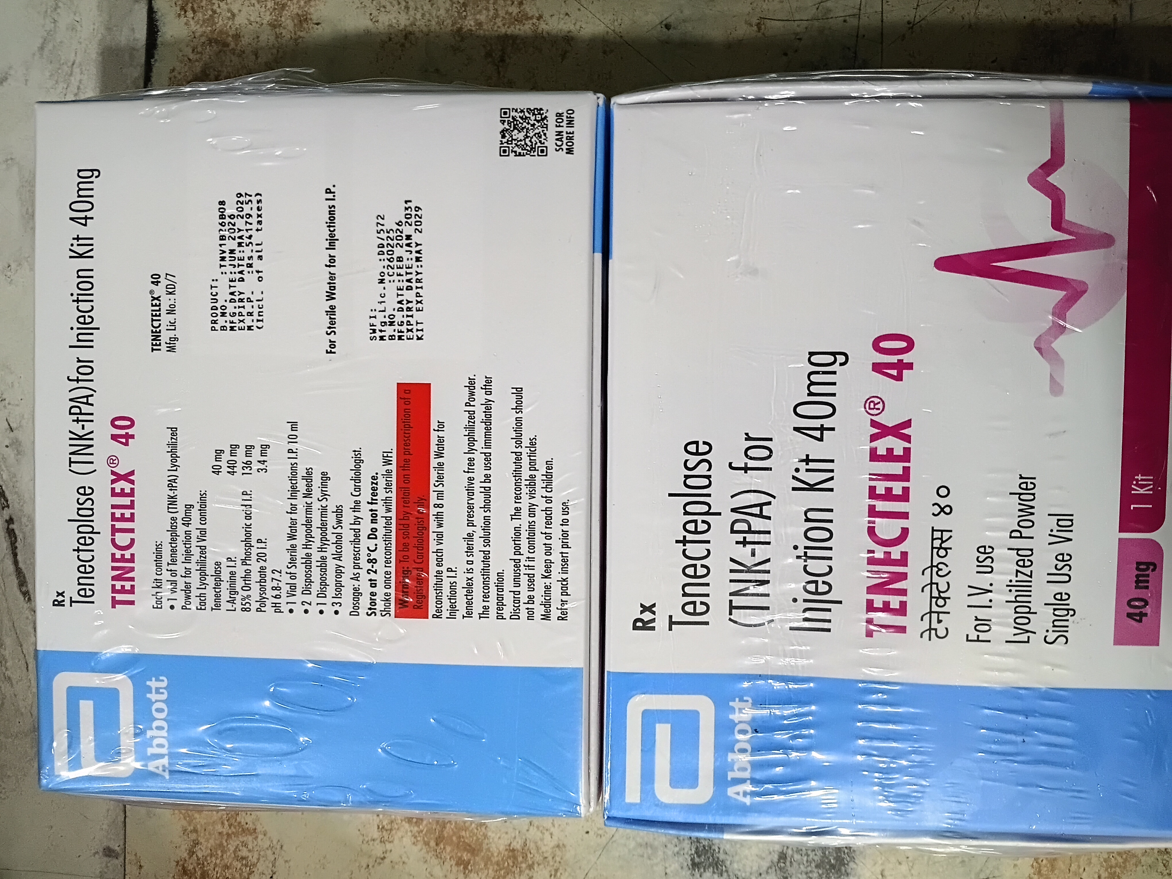 Tenectelex 40 mg Injection Kit