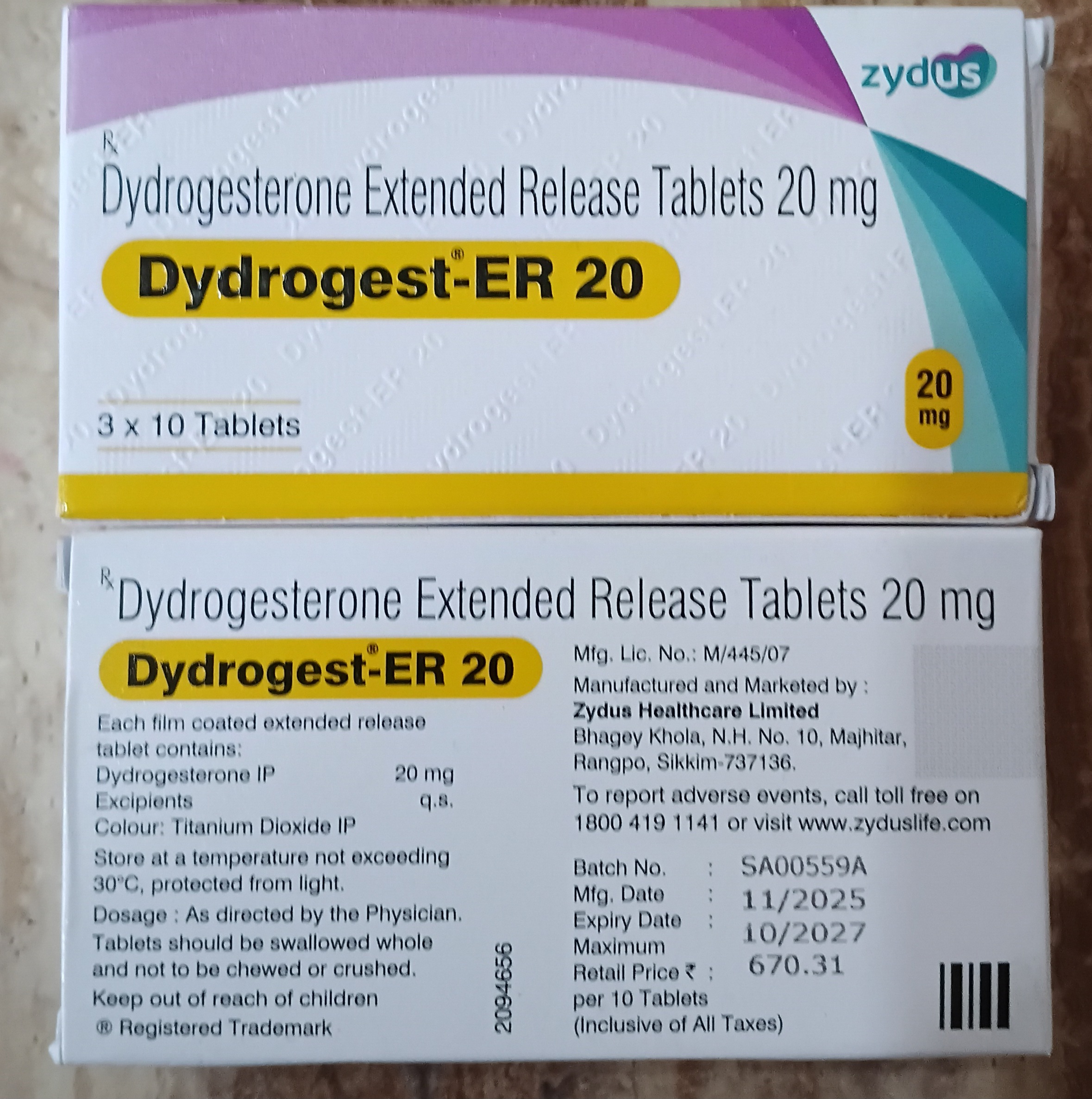 Dydrogest-ER 20