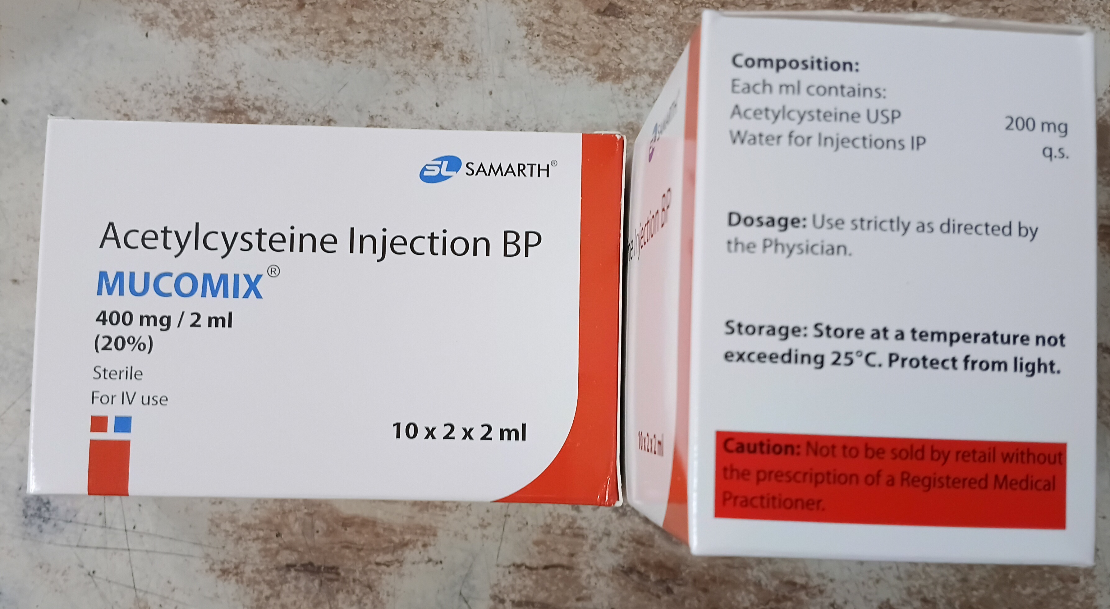 Mucomix 400 mg/7 mL