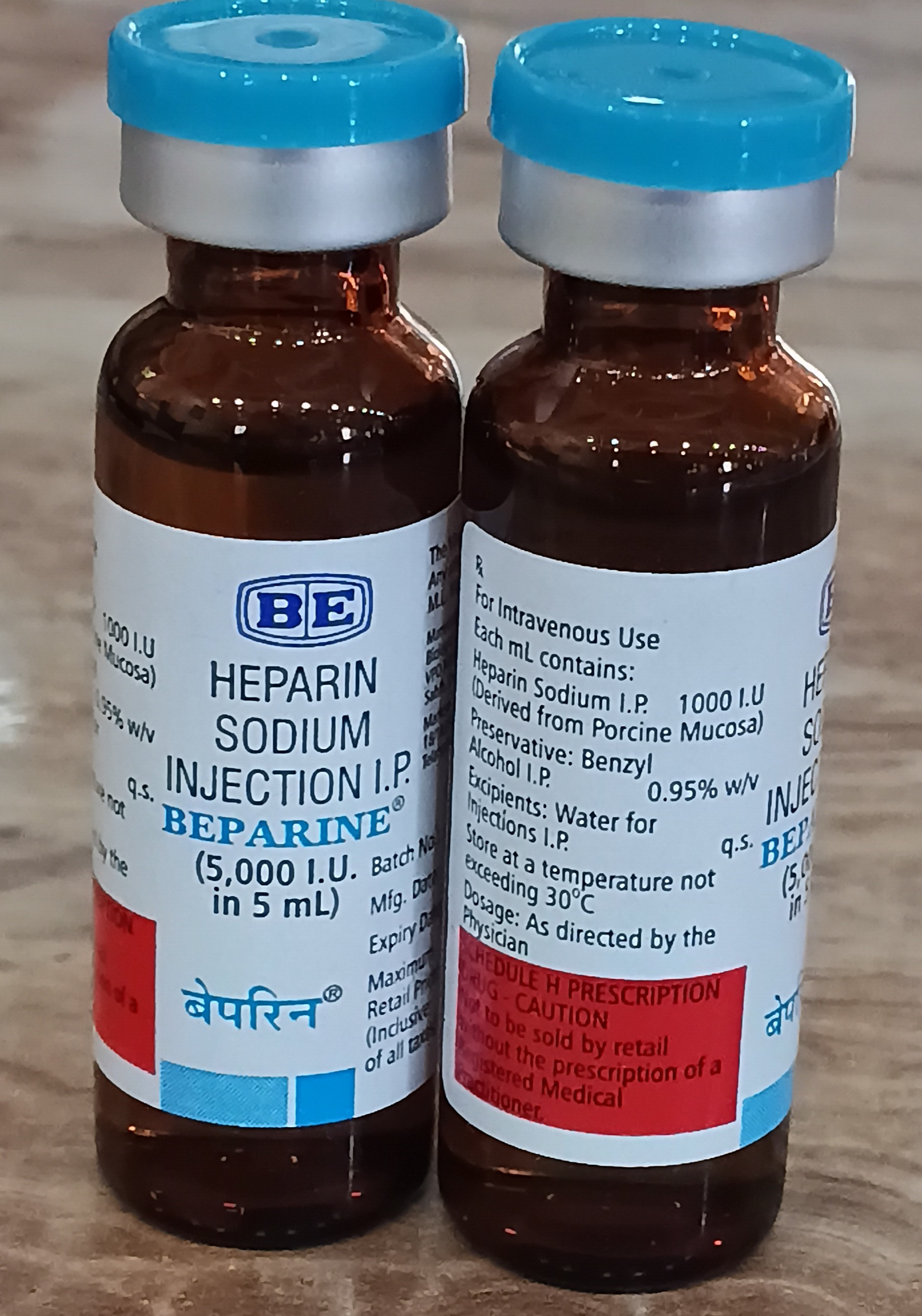 Heparin Sodium Injection 5,000 IU/5 mL