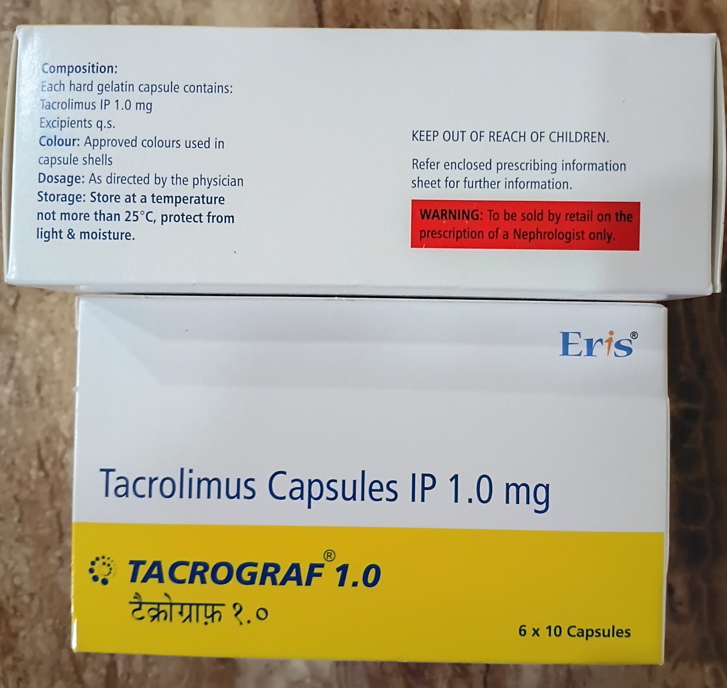 Tacrograf 1.0 mg