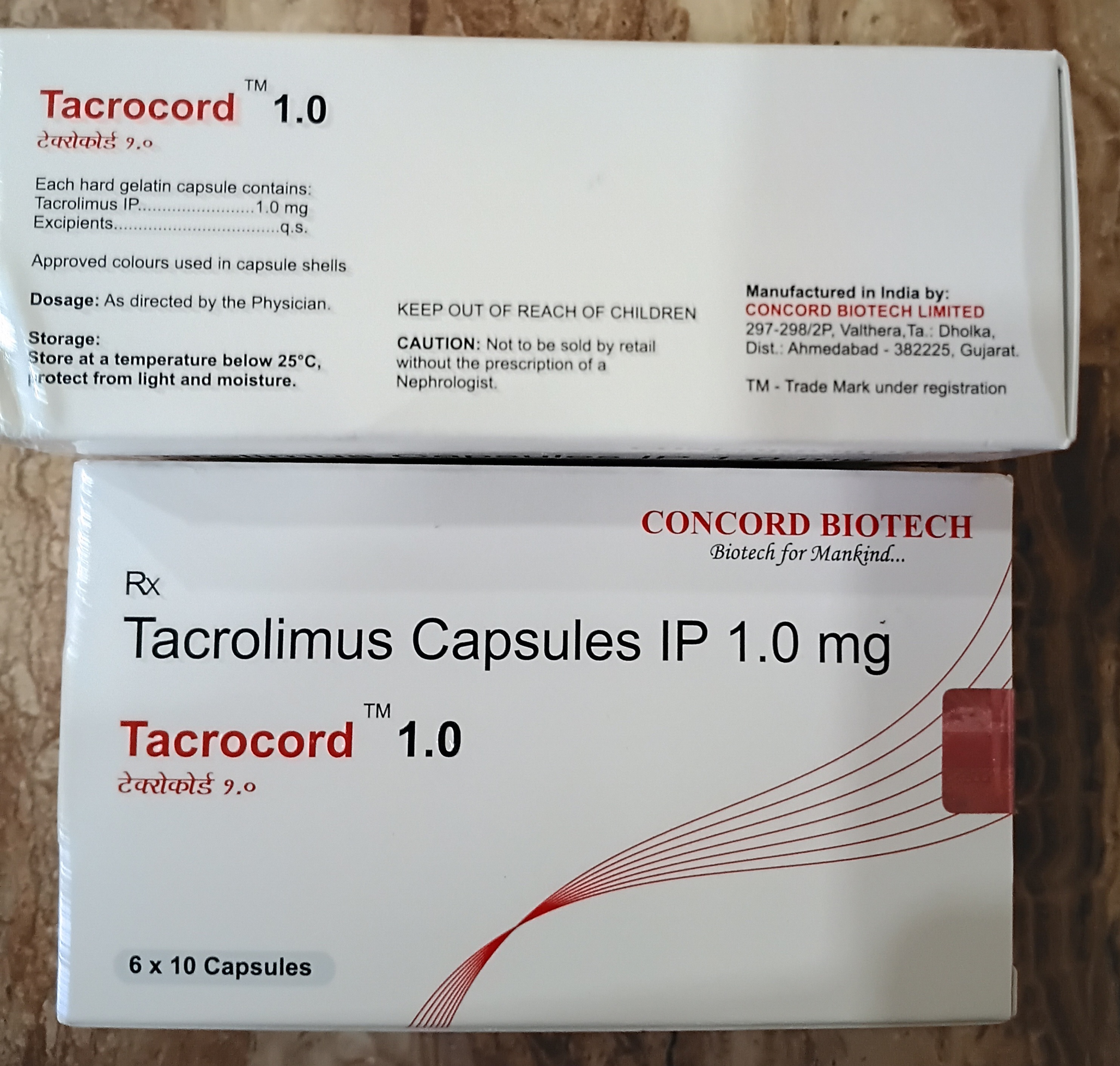 Tacrocord 1.0 mg