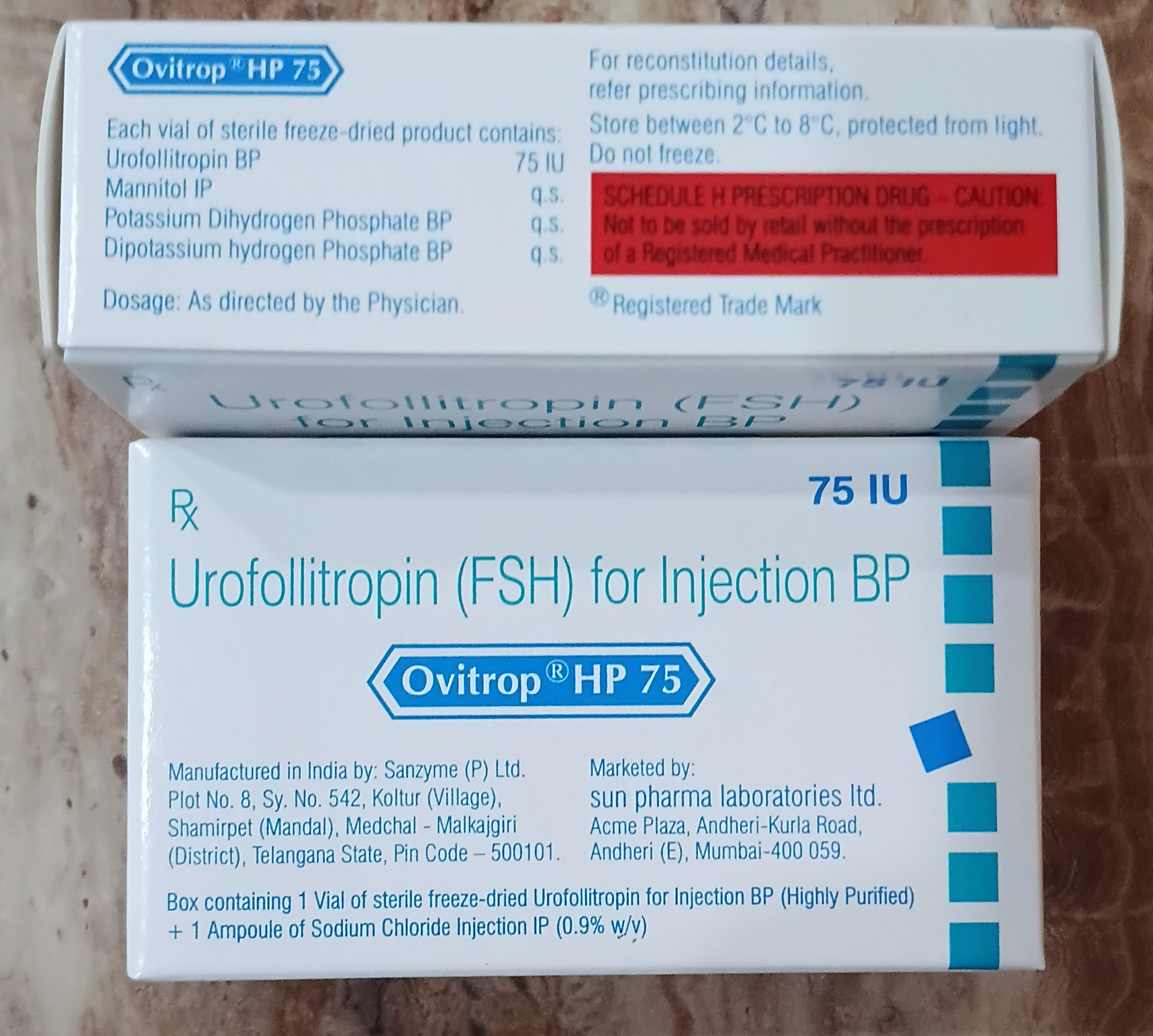 Ovitropin HP 75 IU