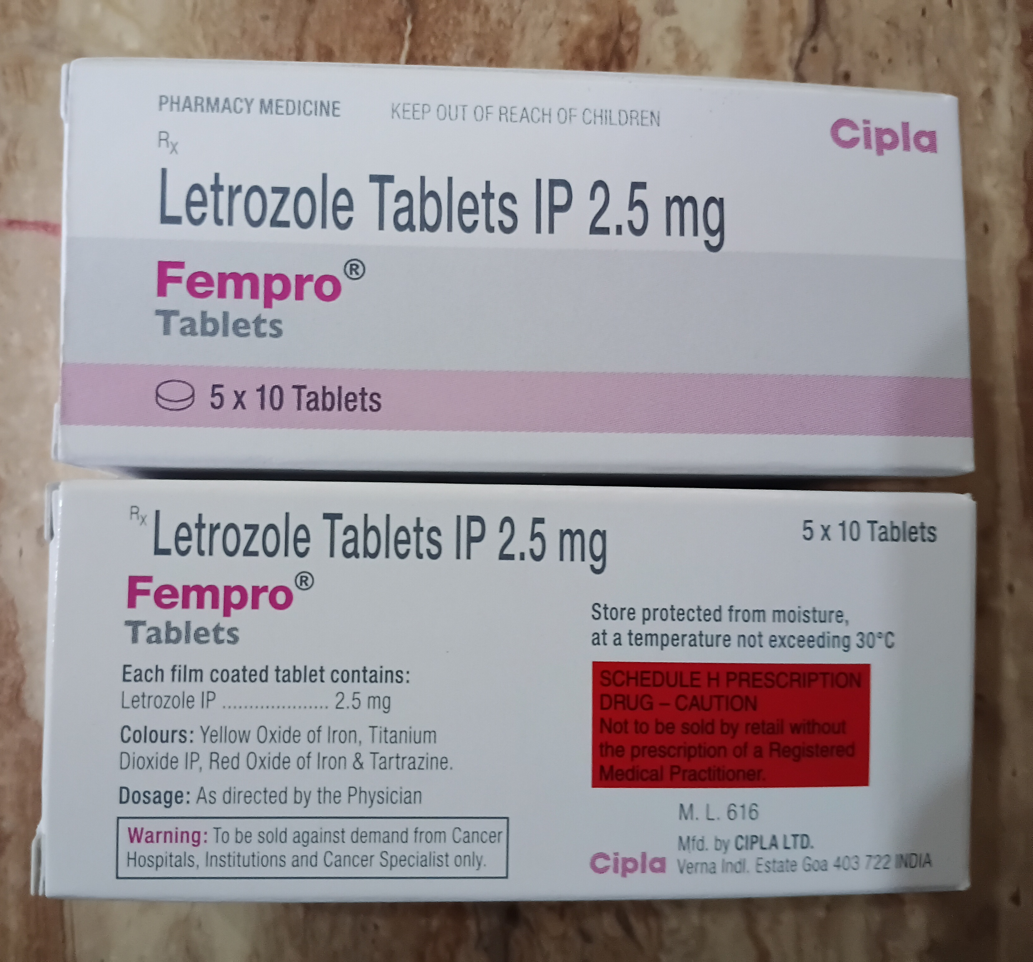 Fempro 2.5 mg