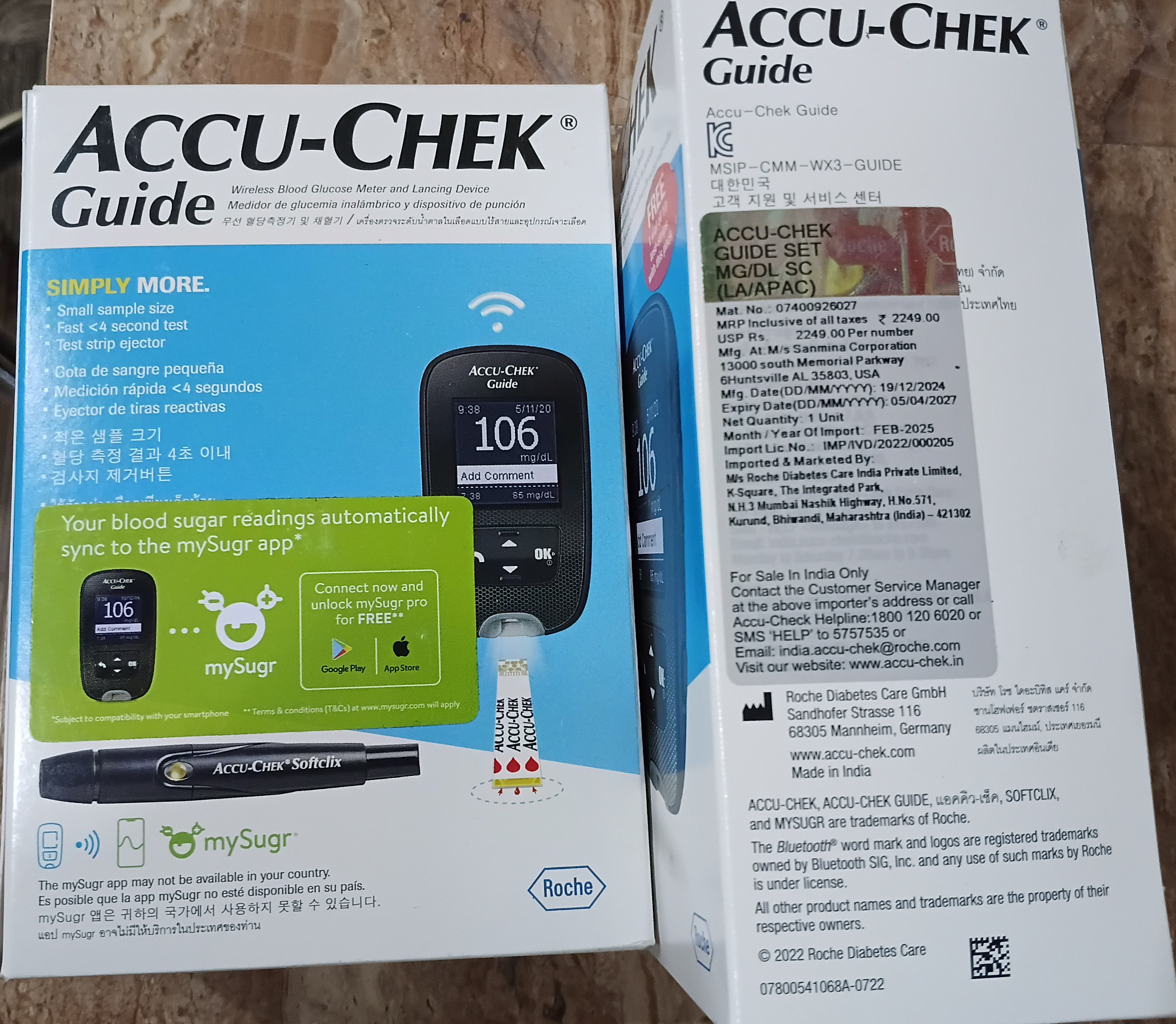Accu-Chek Guide Blood Glucose Monitoring System