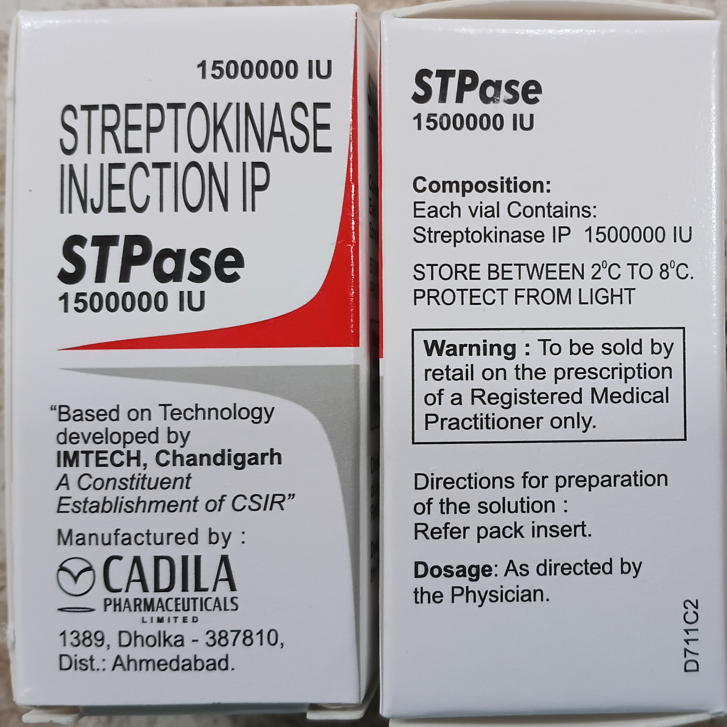 STPase 15,00,000 IU