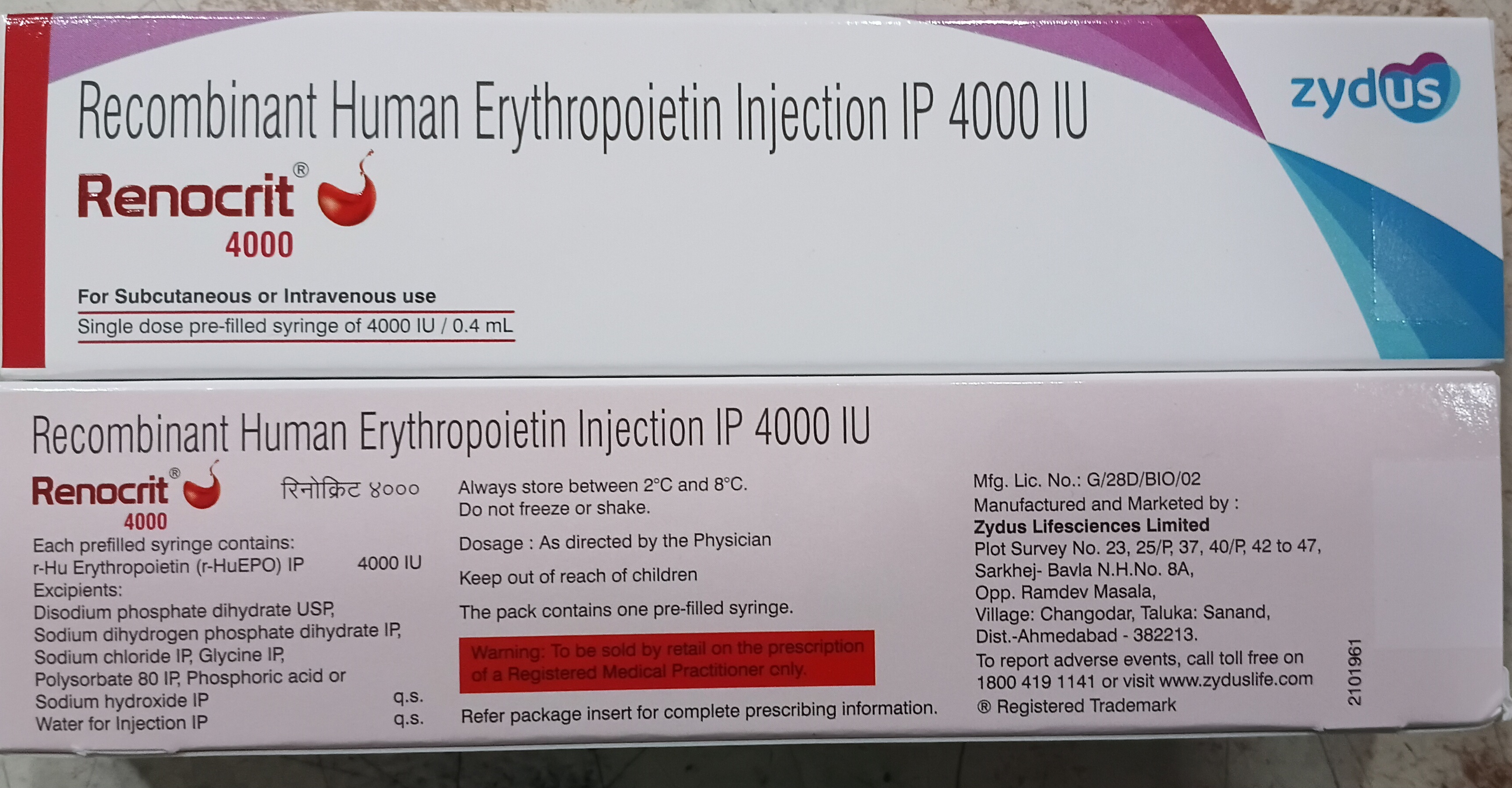 Renocrit 4000 IU