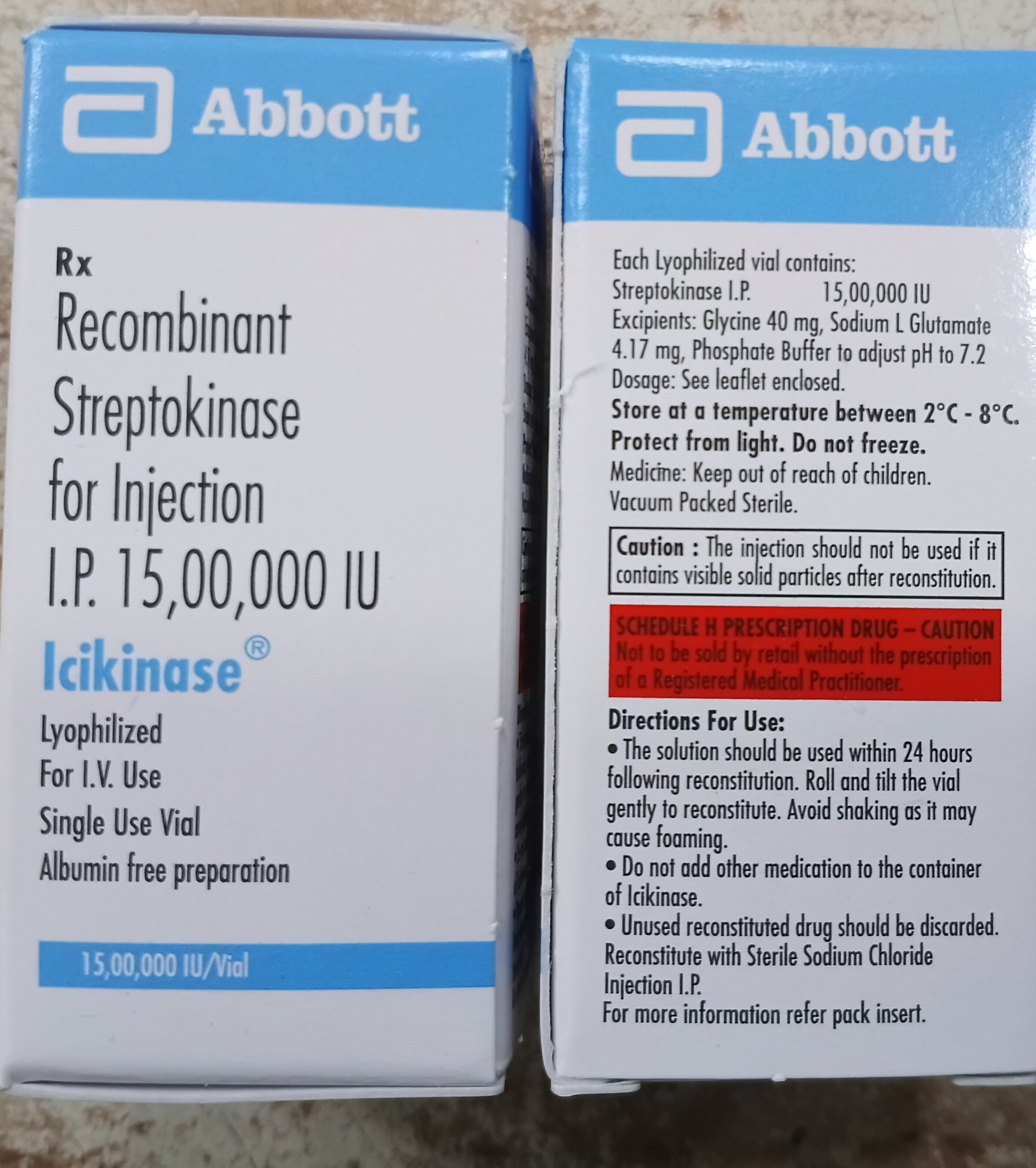 Icikinase 15,00,000 IU