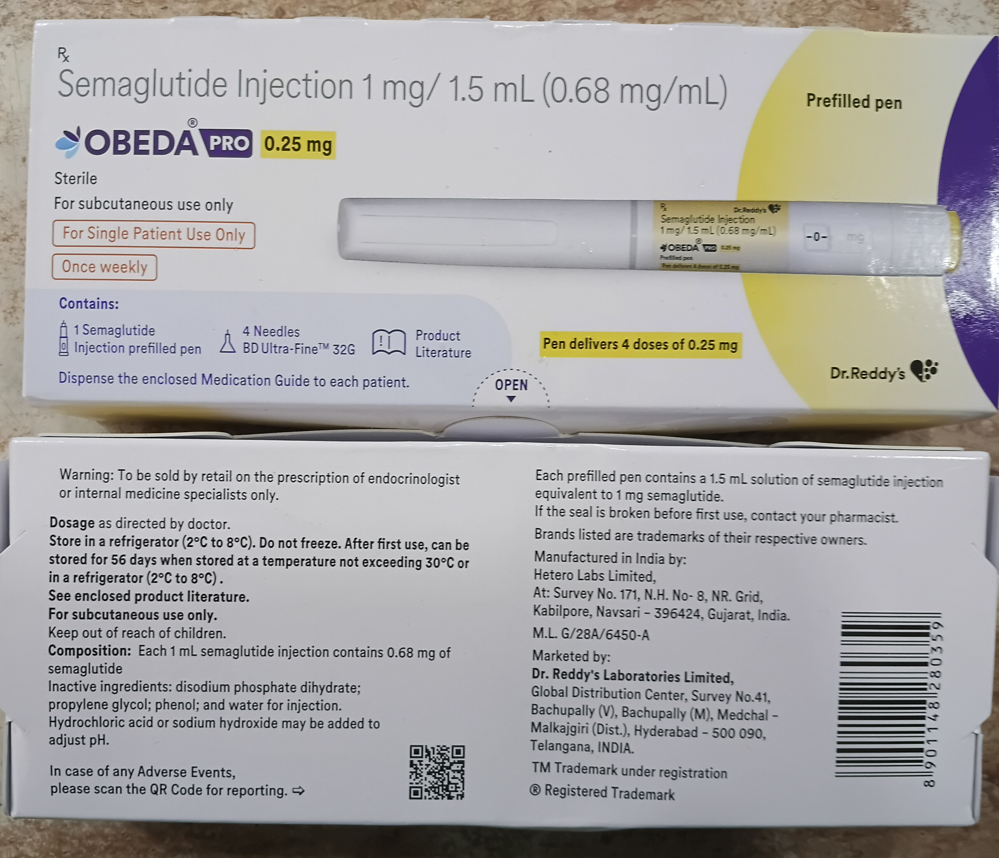 Obeda Pro 1 mg