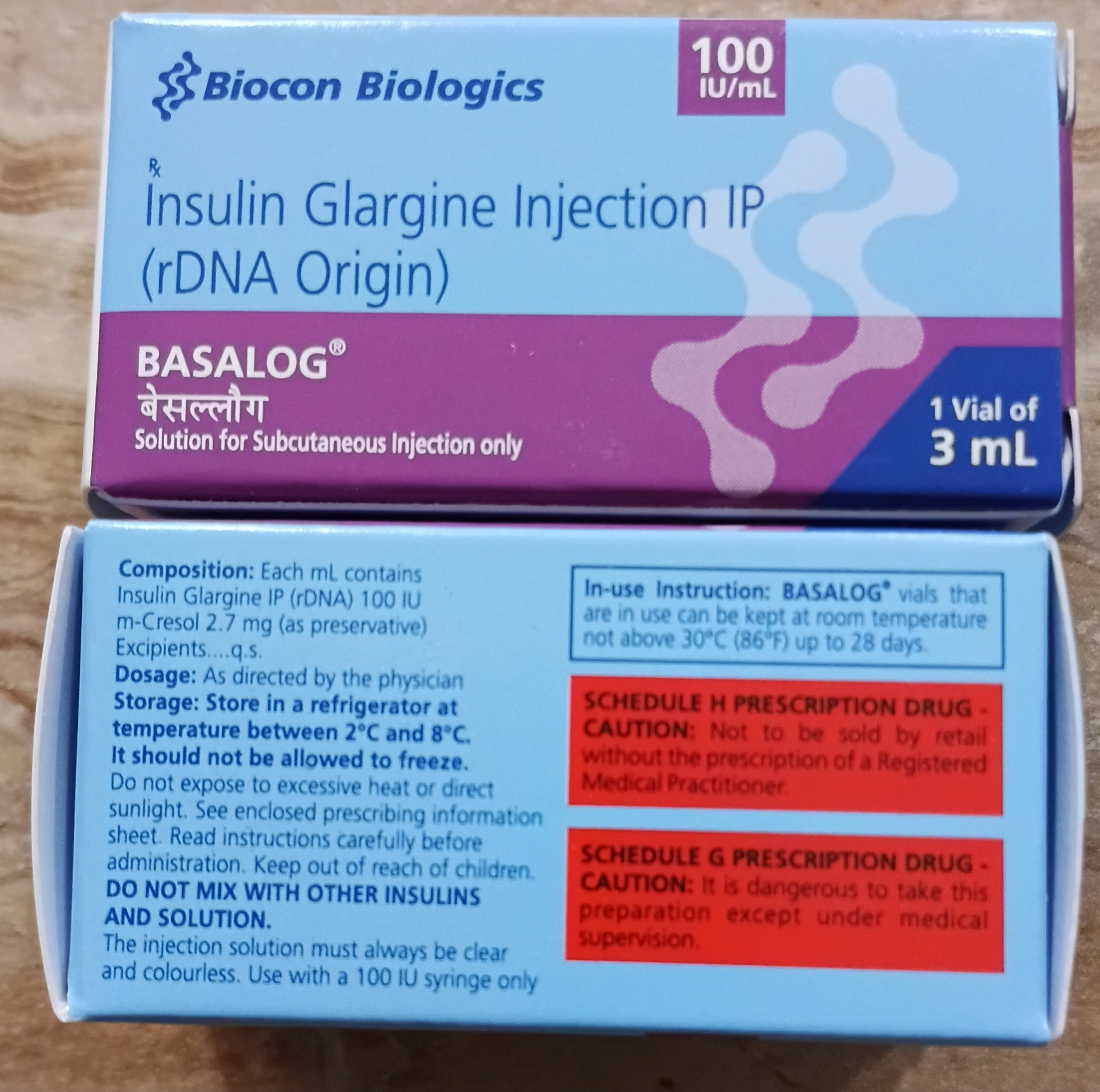 Basalog 100 IU/mL