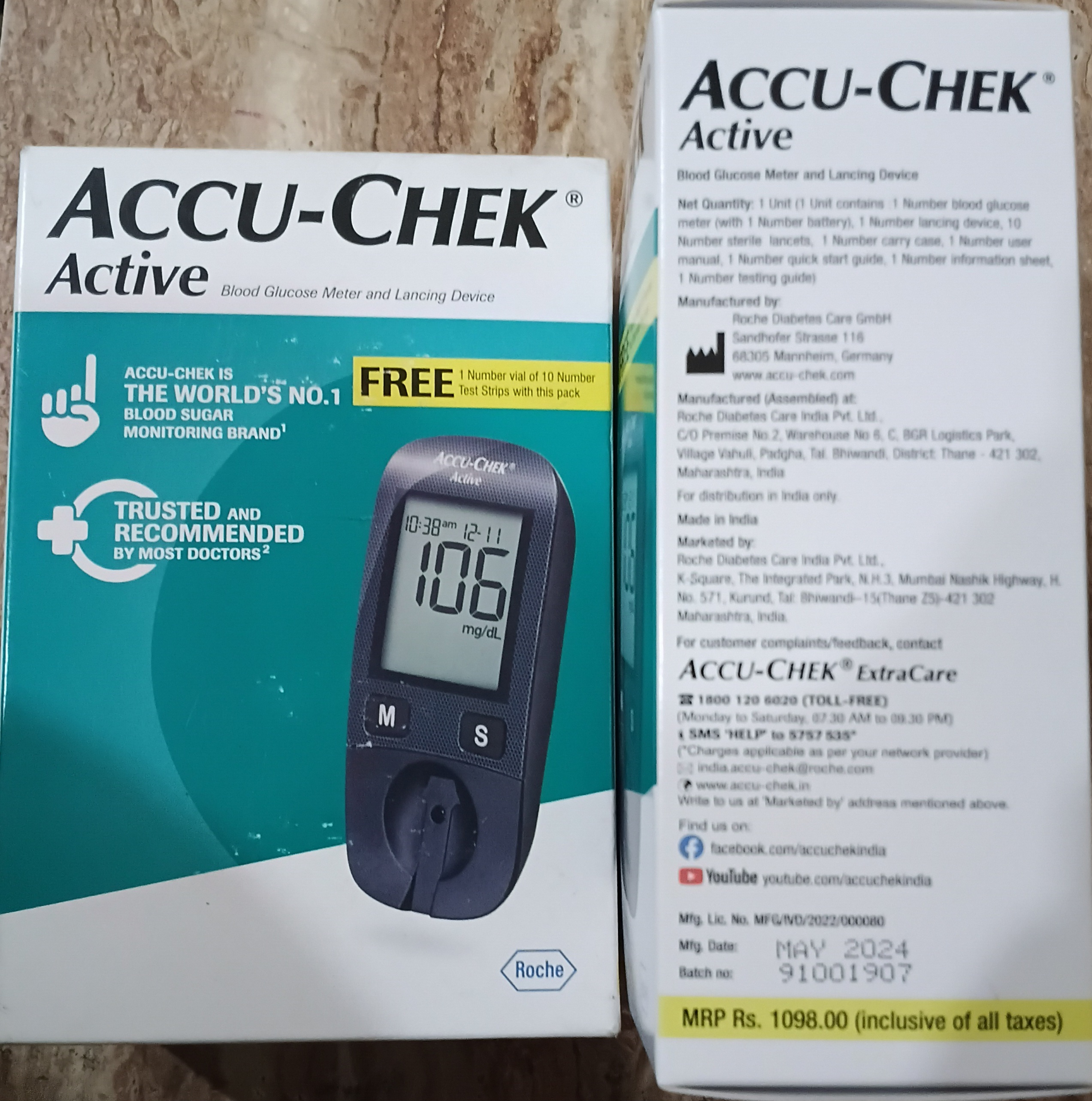 Accu-Chek Active Blood Glucose Monitoring System