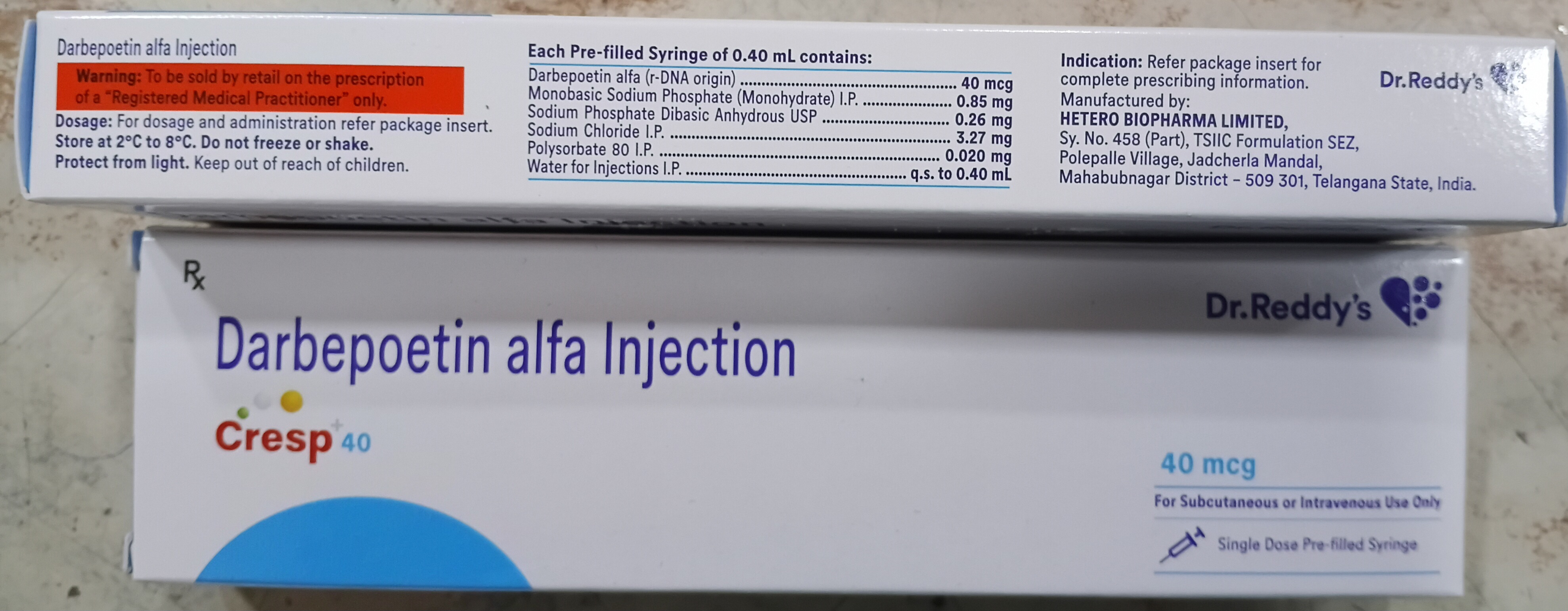 Cresp 40 mcg