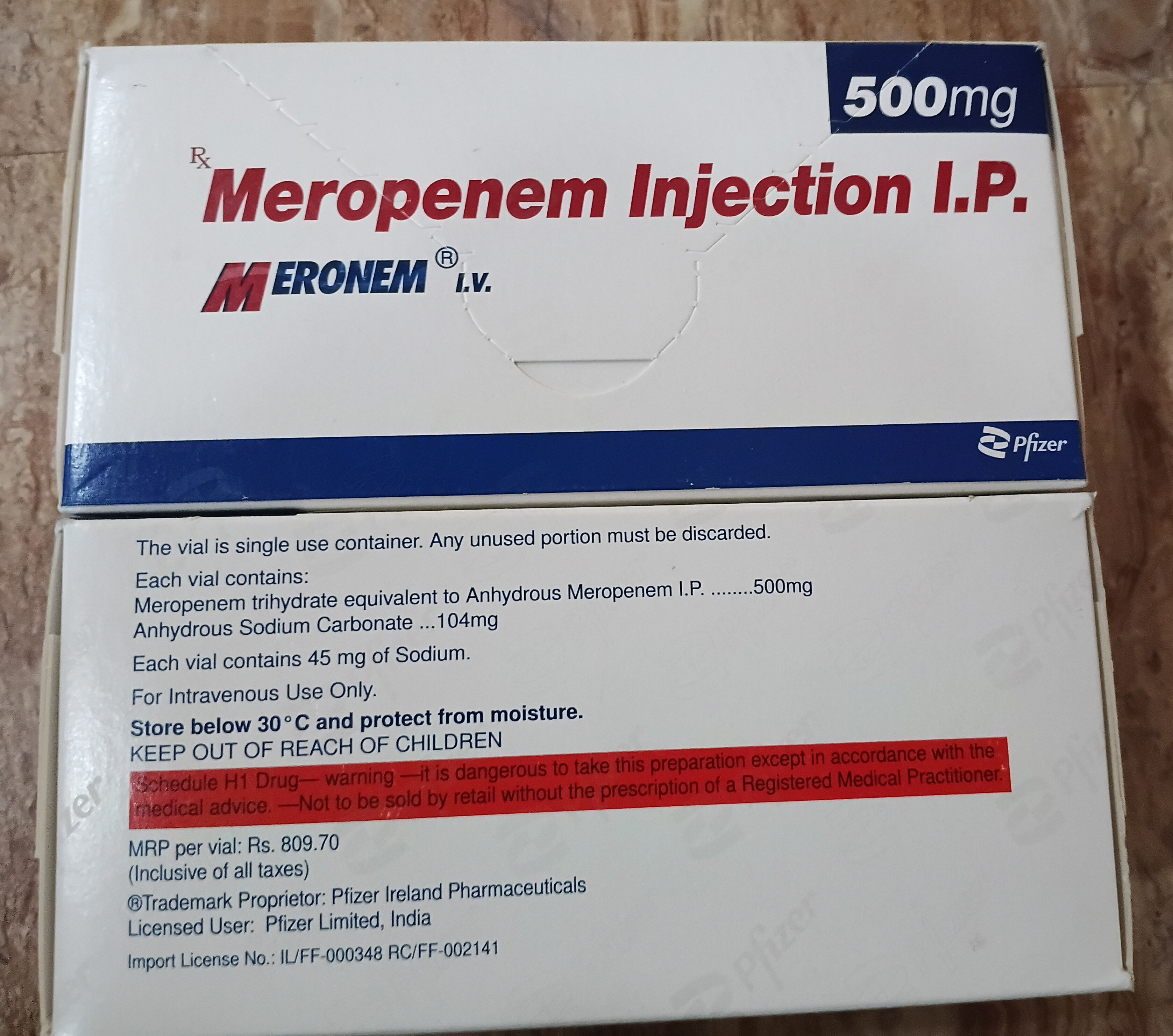 Meronem 500 mg