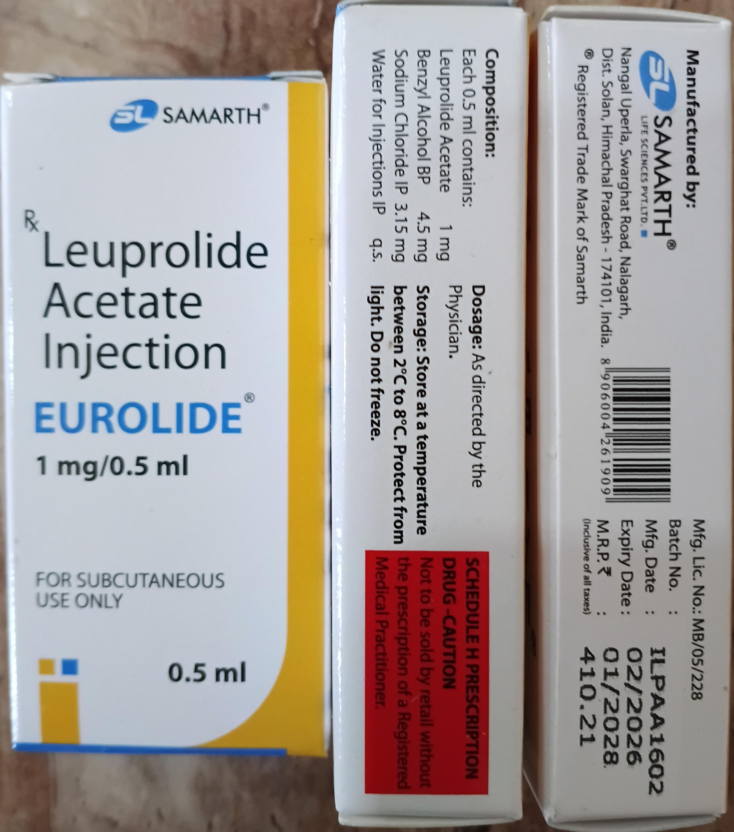 Eurolide 1 mg/0.5 mL