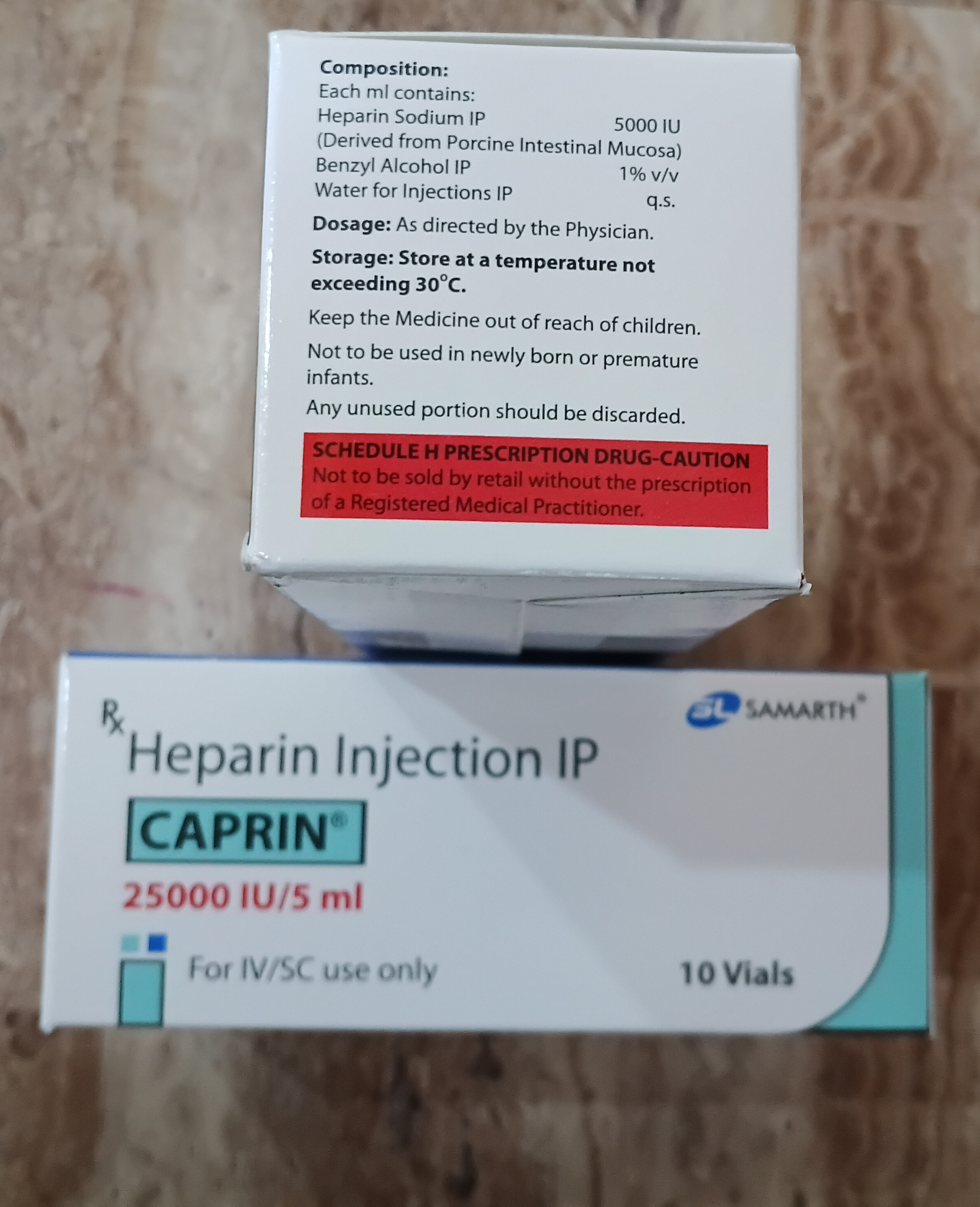 Caprin 25,000 IU/5 mL