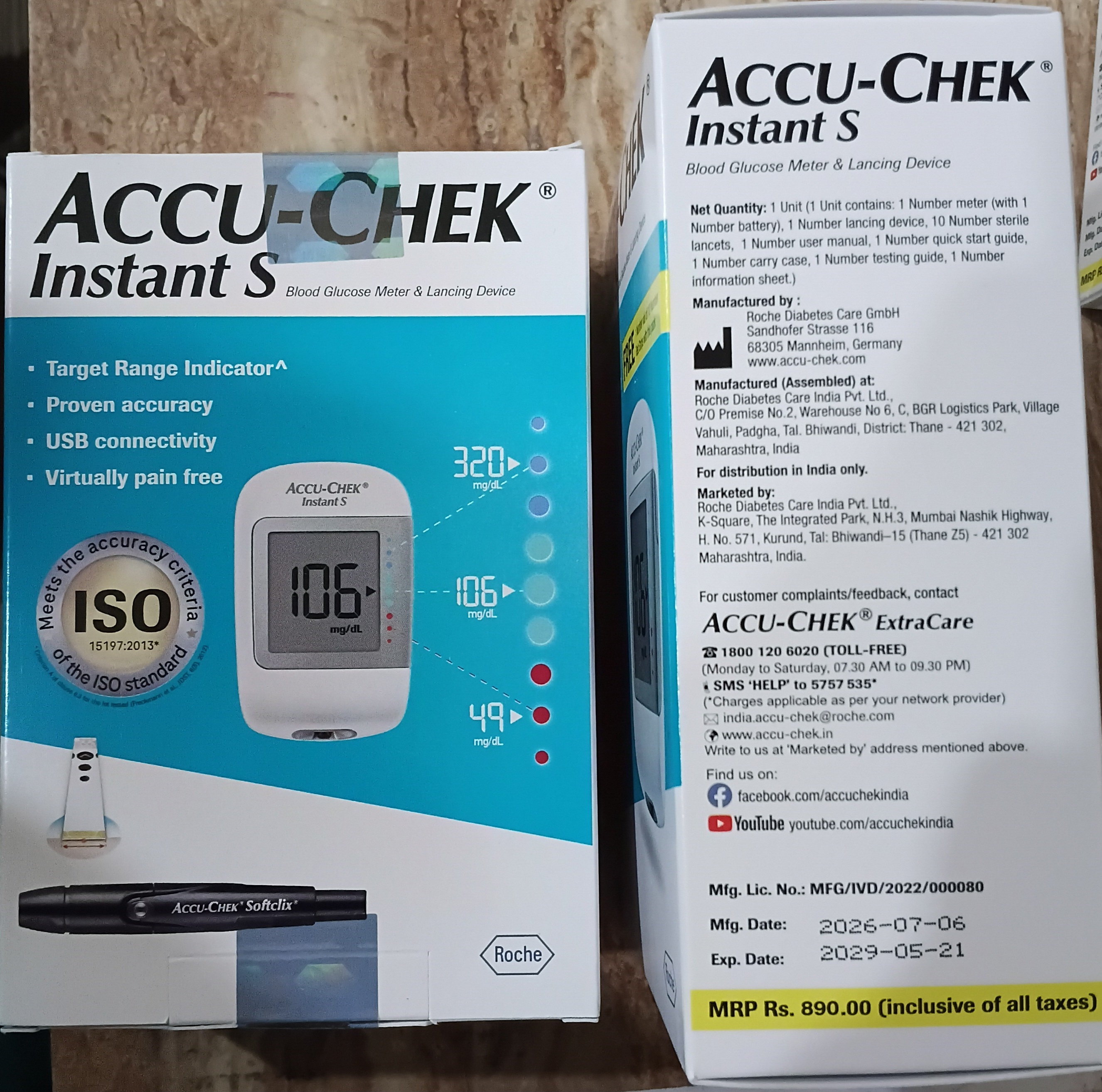 Accu-Chek Instant S Blood Glucose Monitoring System