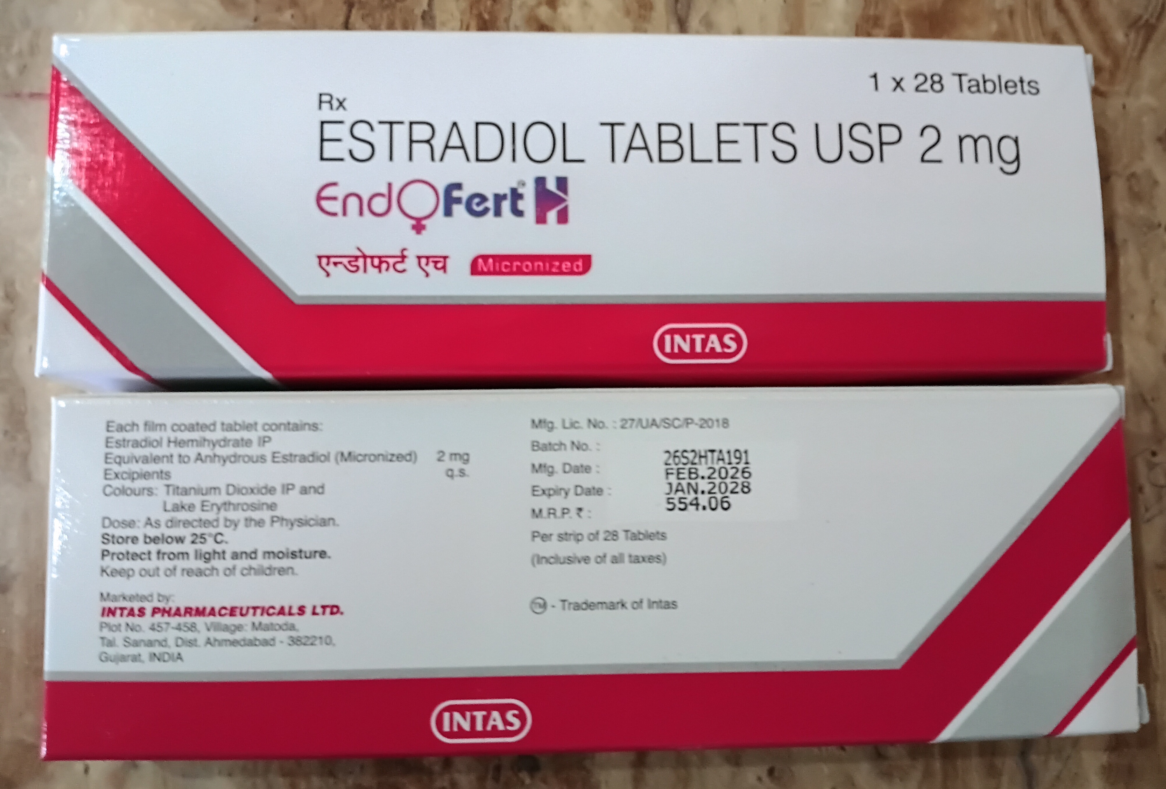 Endofert Estradiol 2 mg
