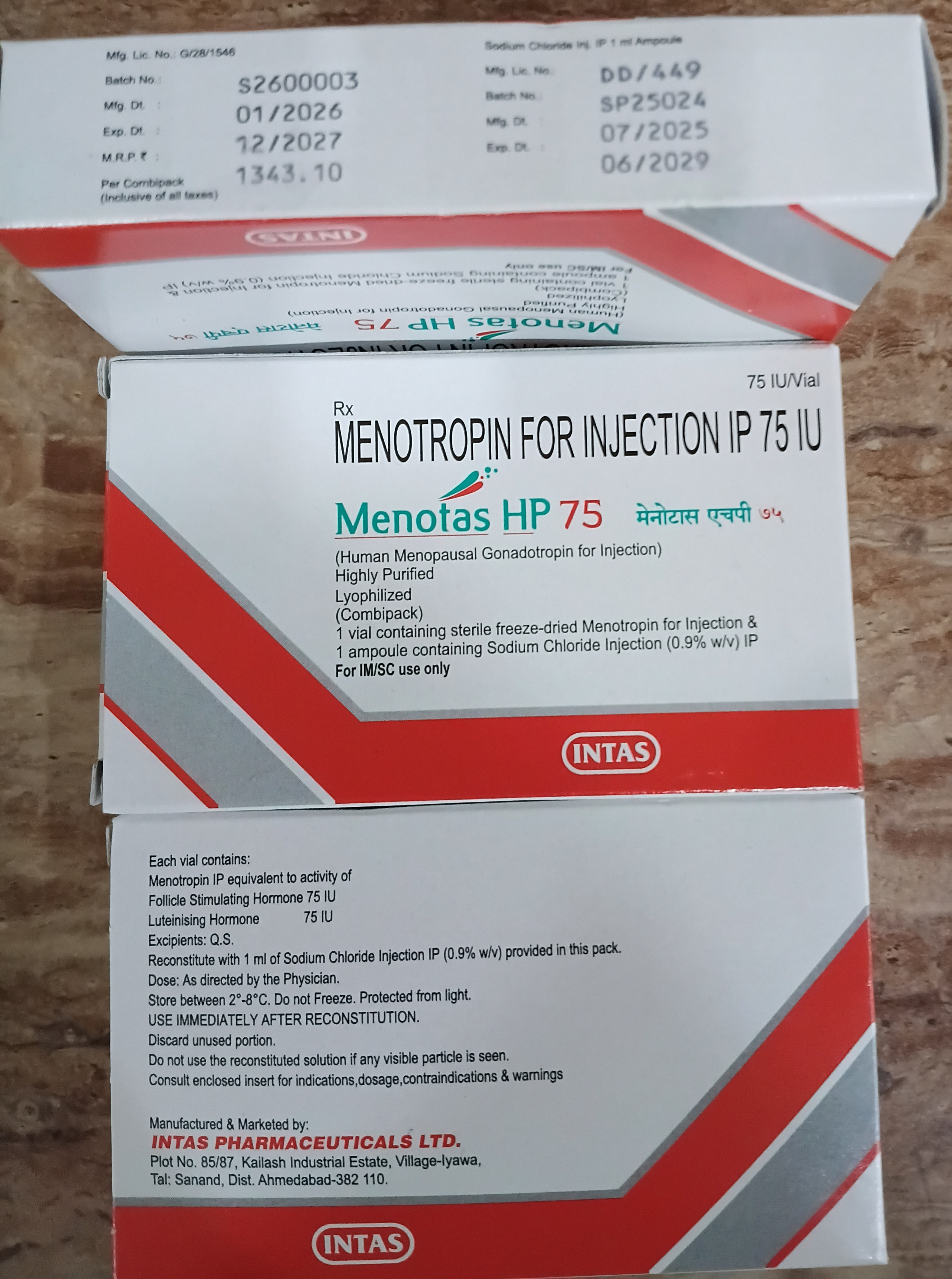 Menotas HP 75 IU