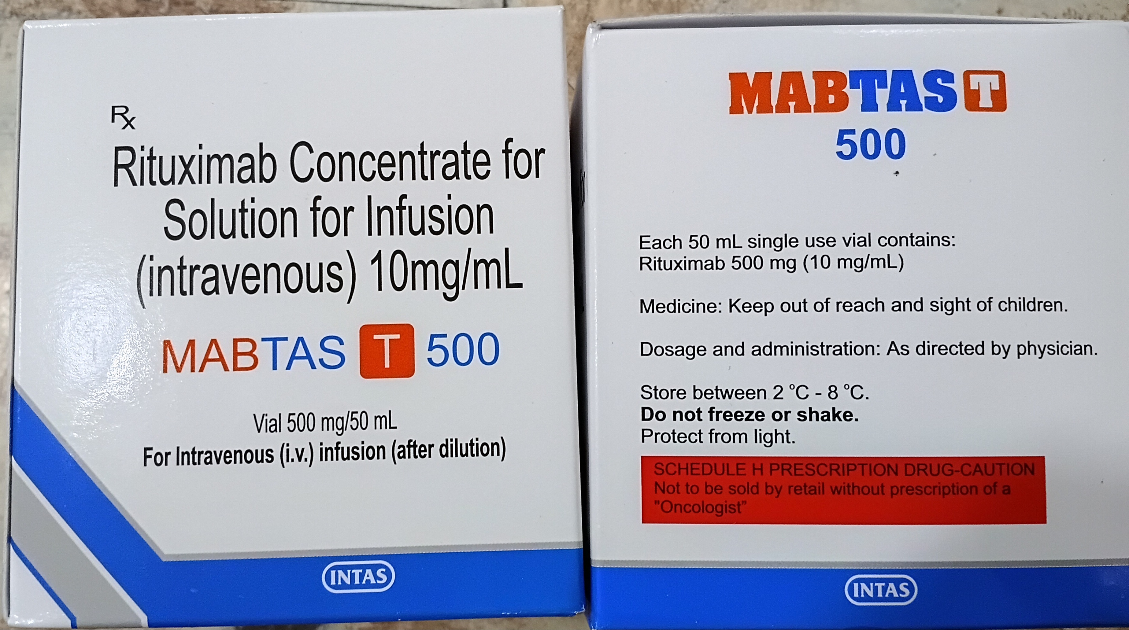 Mabtas T 500 mg/50 mL