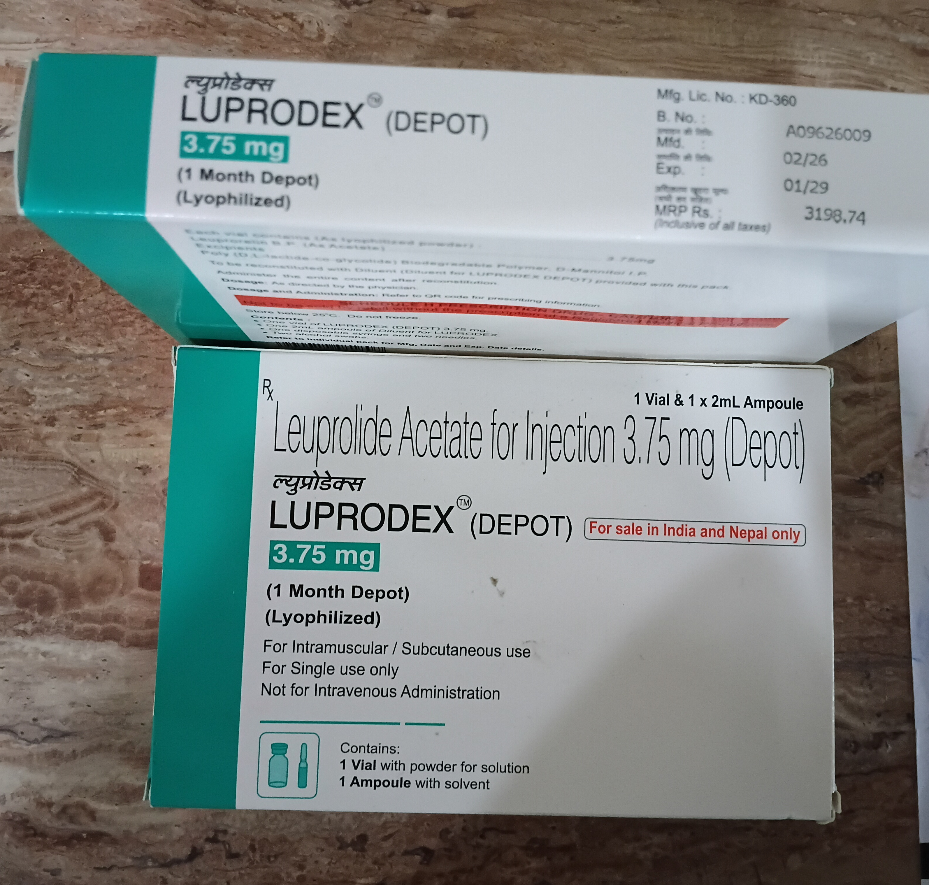 LuproDex Depot 3.75 mg
