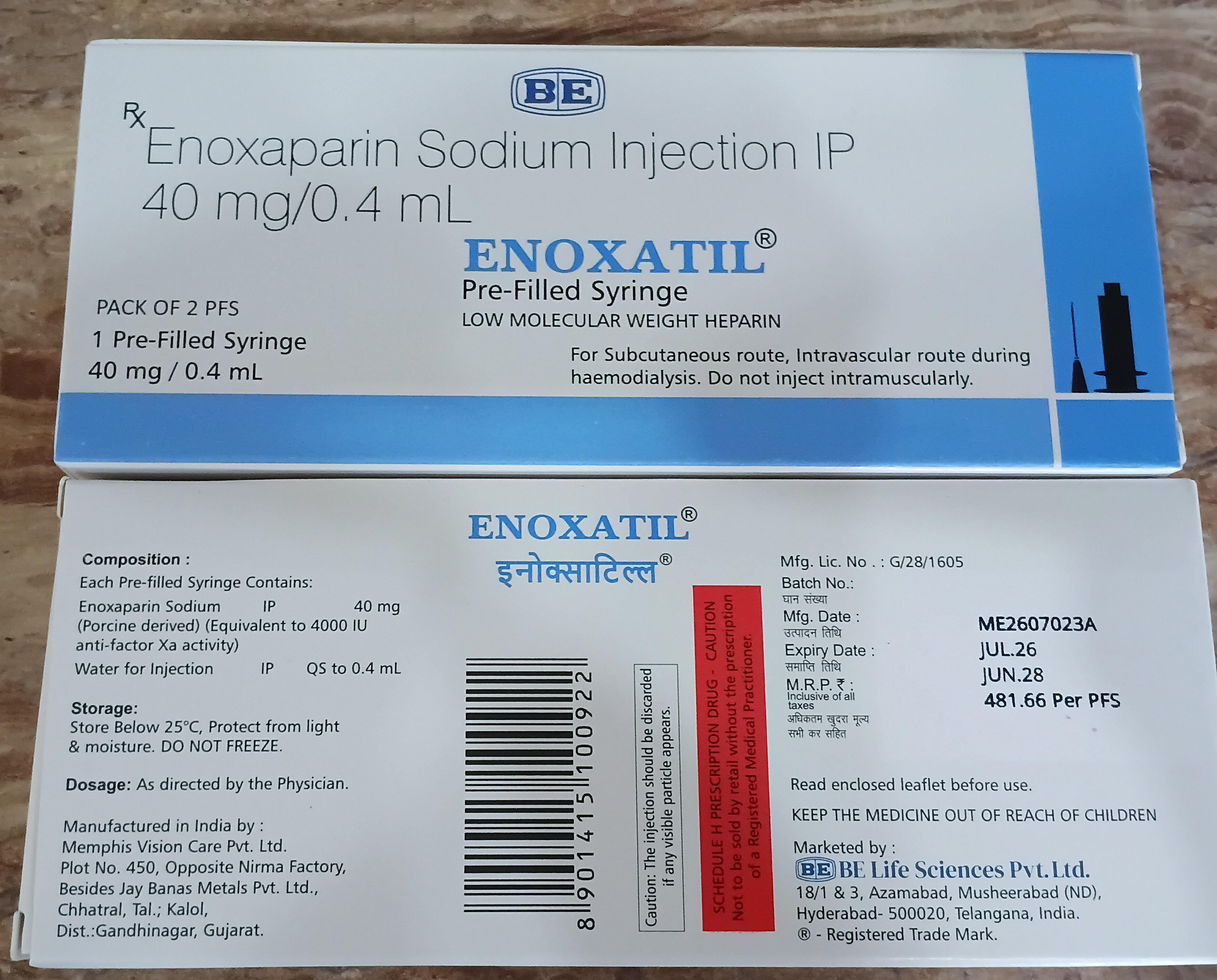 Enoxatil 40 mg/0.4 mL