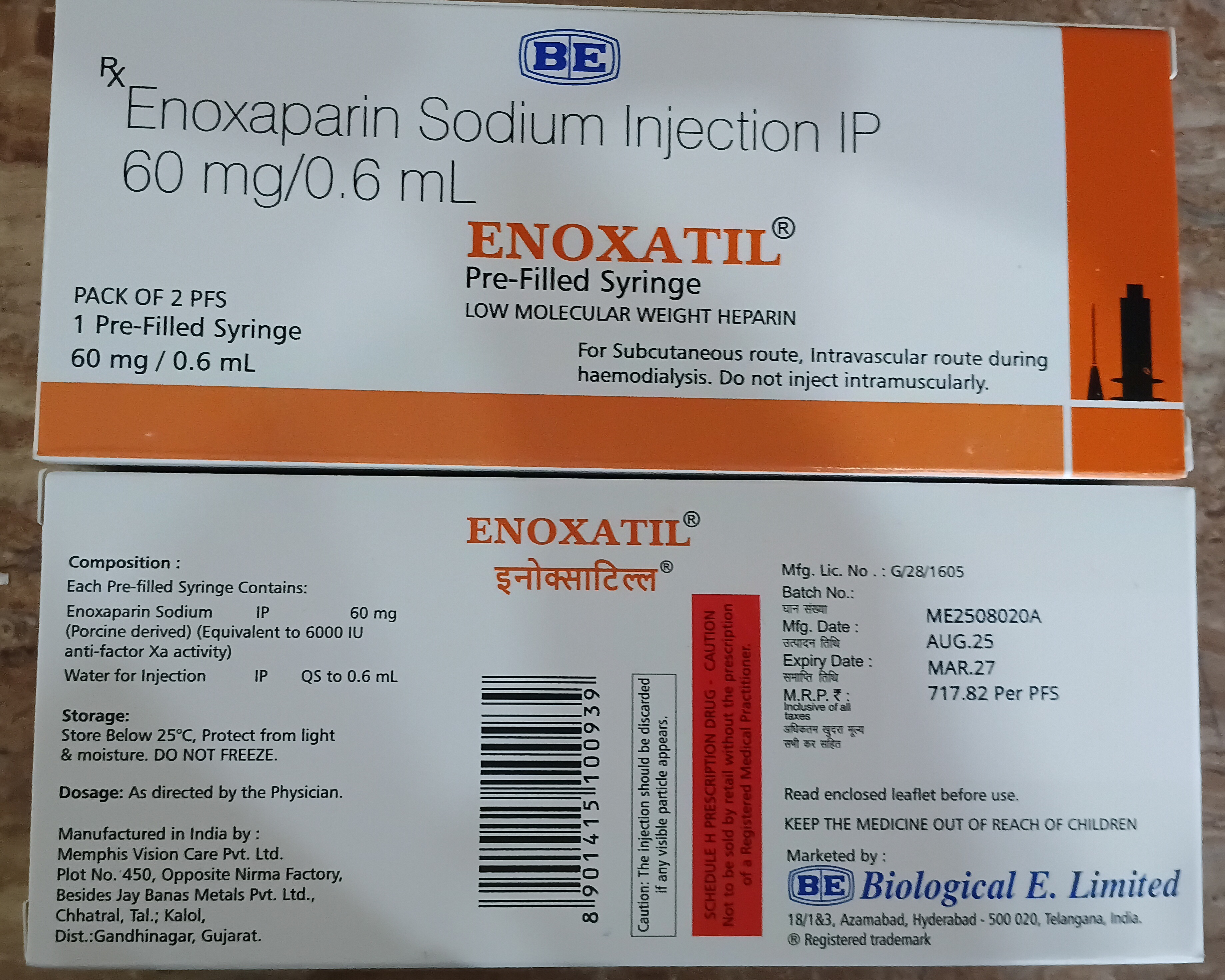 Enoxatil 60 mg/0.6 mL