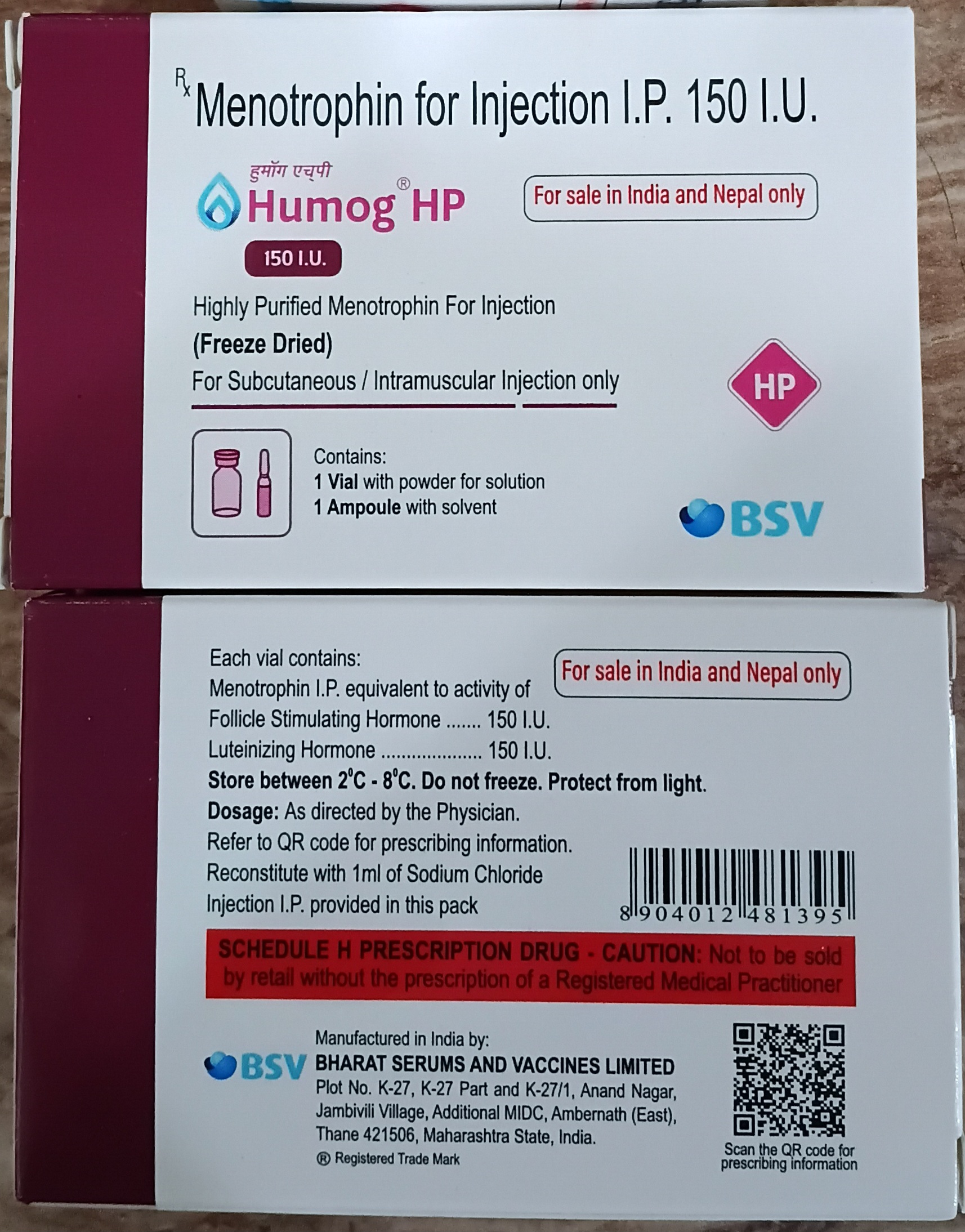 Humog HP 150 IU